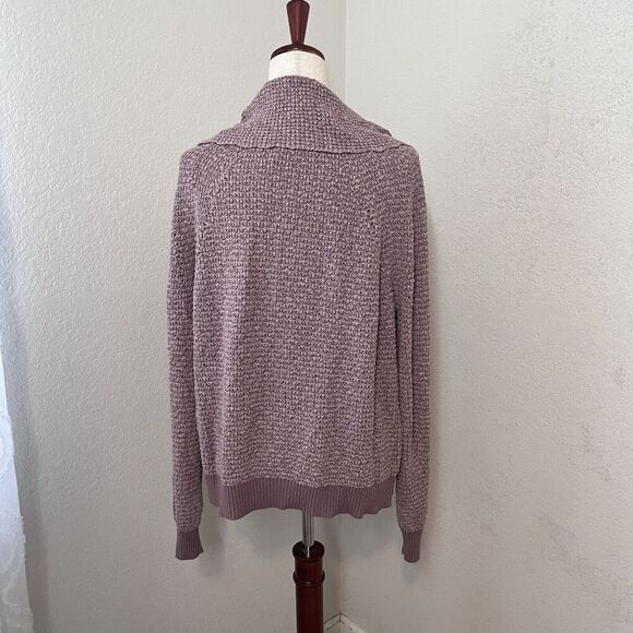 Free People By Your Side Pullover Sweater in Mauve Women Medium Cowl Neck - Picture 5 of 9